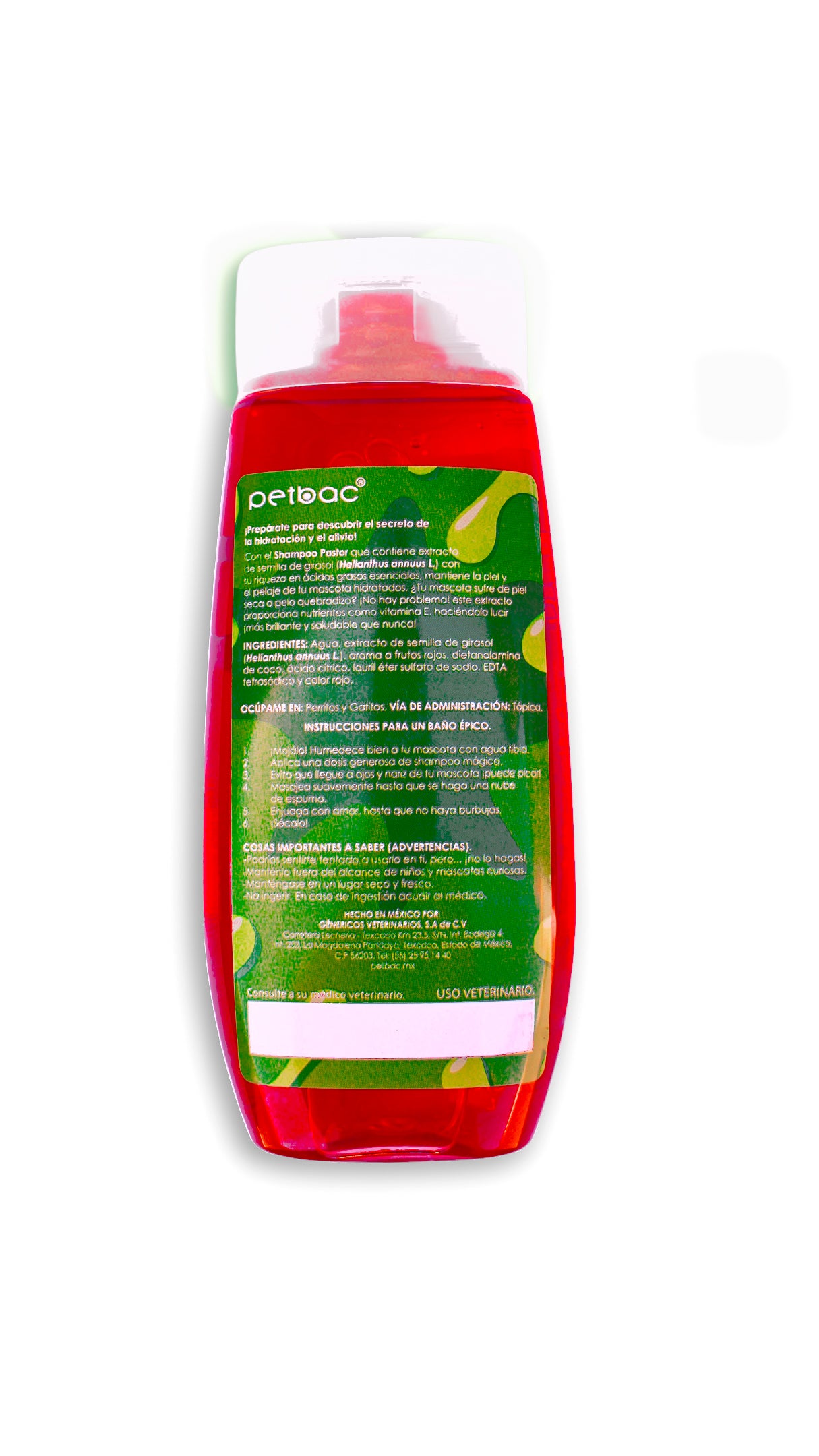 Shampoo Cuidado Especial Pastor 400 Ml - Petbac Shampoo Cuidado Especial Pastor 400 Ml - Petbac